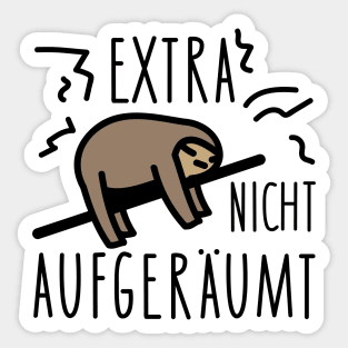 Sloth with saying Sticker